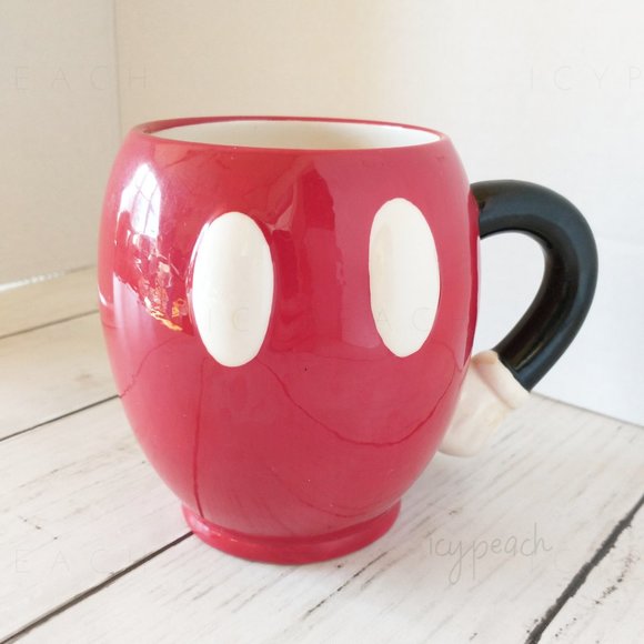 Zak Dining Zak Disney Mickey Mouse Mug With Arm 4 Oz Coffee Tea